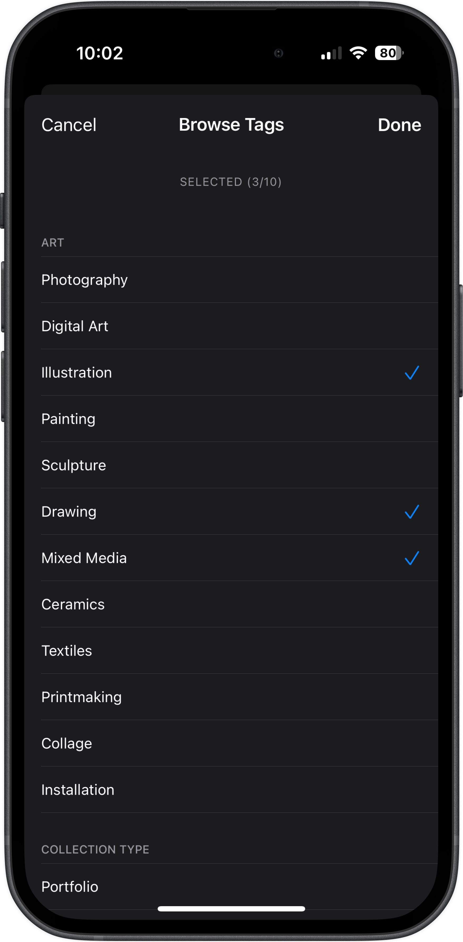 Add tags interface for tagging posts and projects